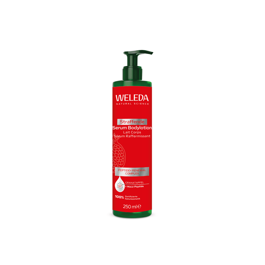 WELEDA stangrinamasis kūno losjonas-seumas su granatais, 250 ml