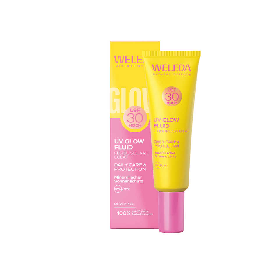 WELEDA UV GLOW fluidas SPF30,  30 ml