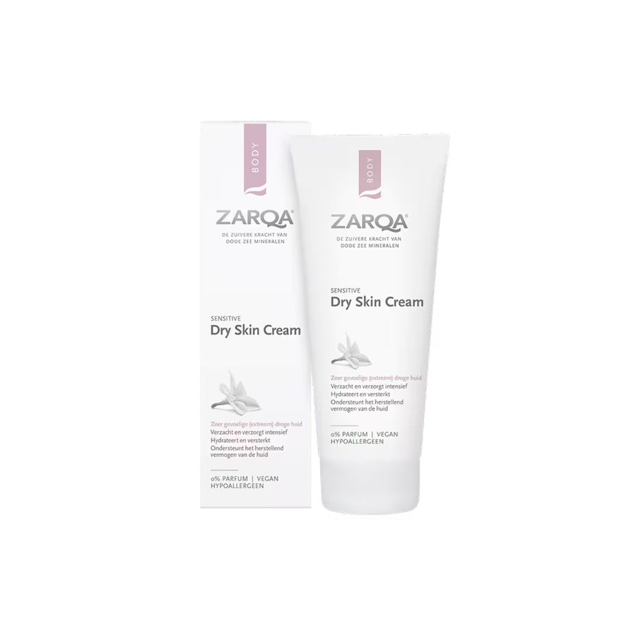 ZARQA kūno kremas sausai ir jautriai odai, 200 ml