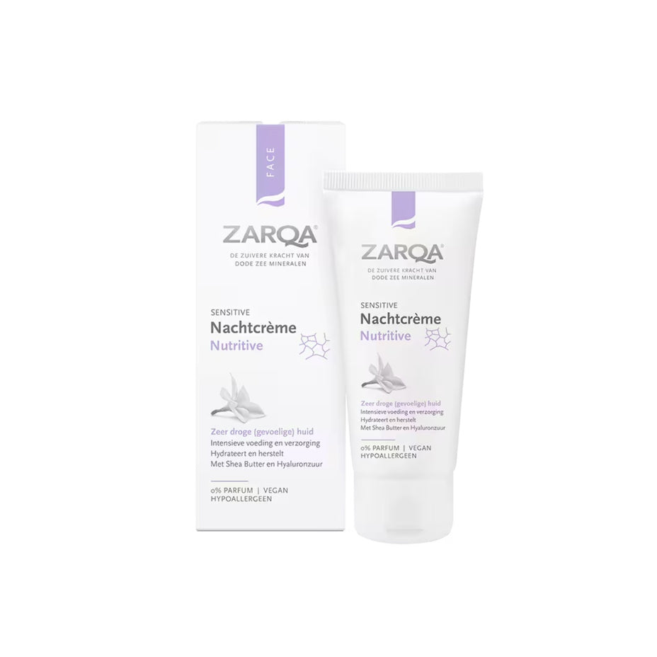 ZARQA maitinamasis naktinis veido kremas, 50 ml