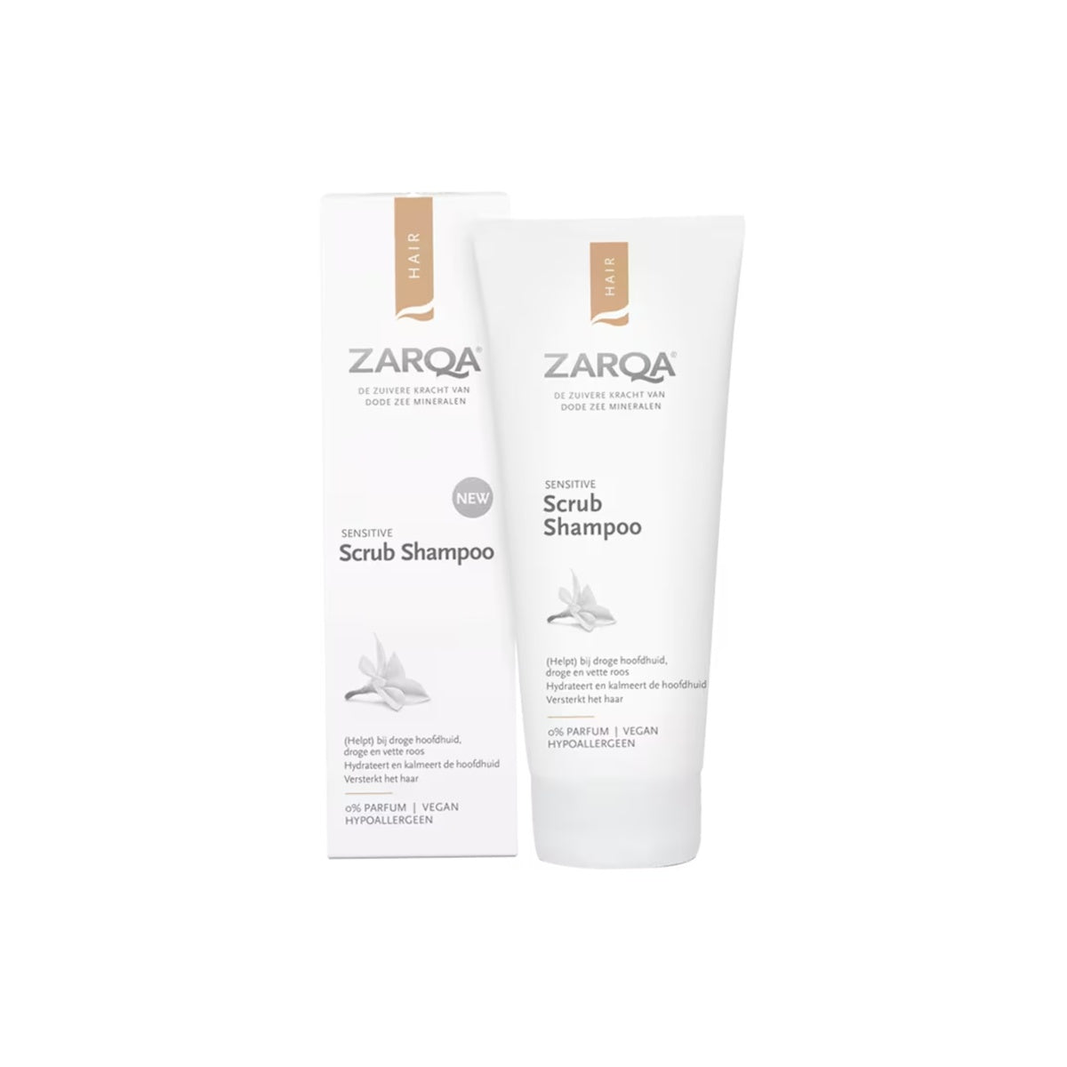 ZARQA SENSITIVE šveičiamasis šampūnas, 200 ml