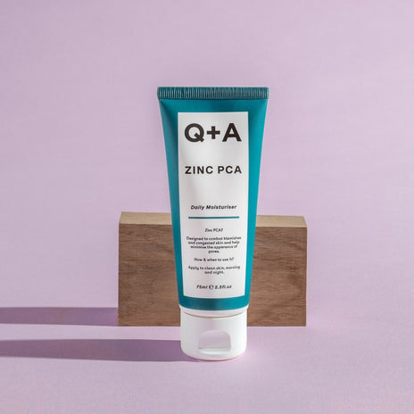 Q+A, Zinc PCA Daily Moisturizer Drėkinamasis veido kremas, 75ml
