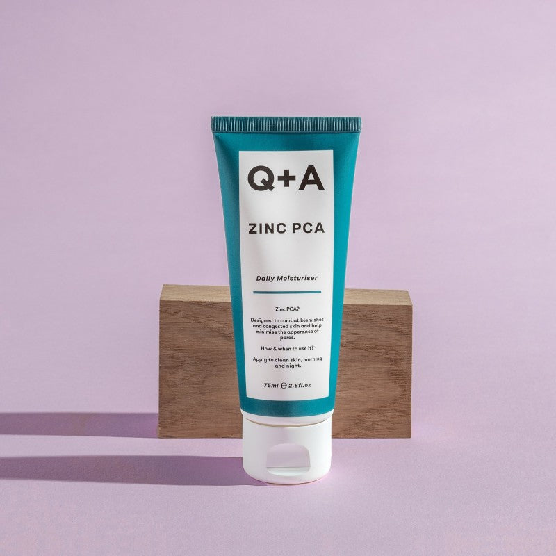 Q+A, Zinc PCA Daily Moisturizer Drėkinamasis veido kremas, 75ml