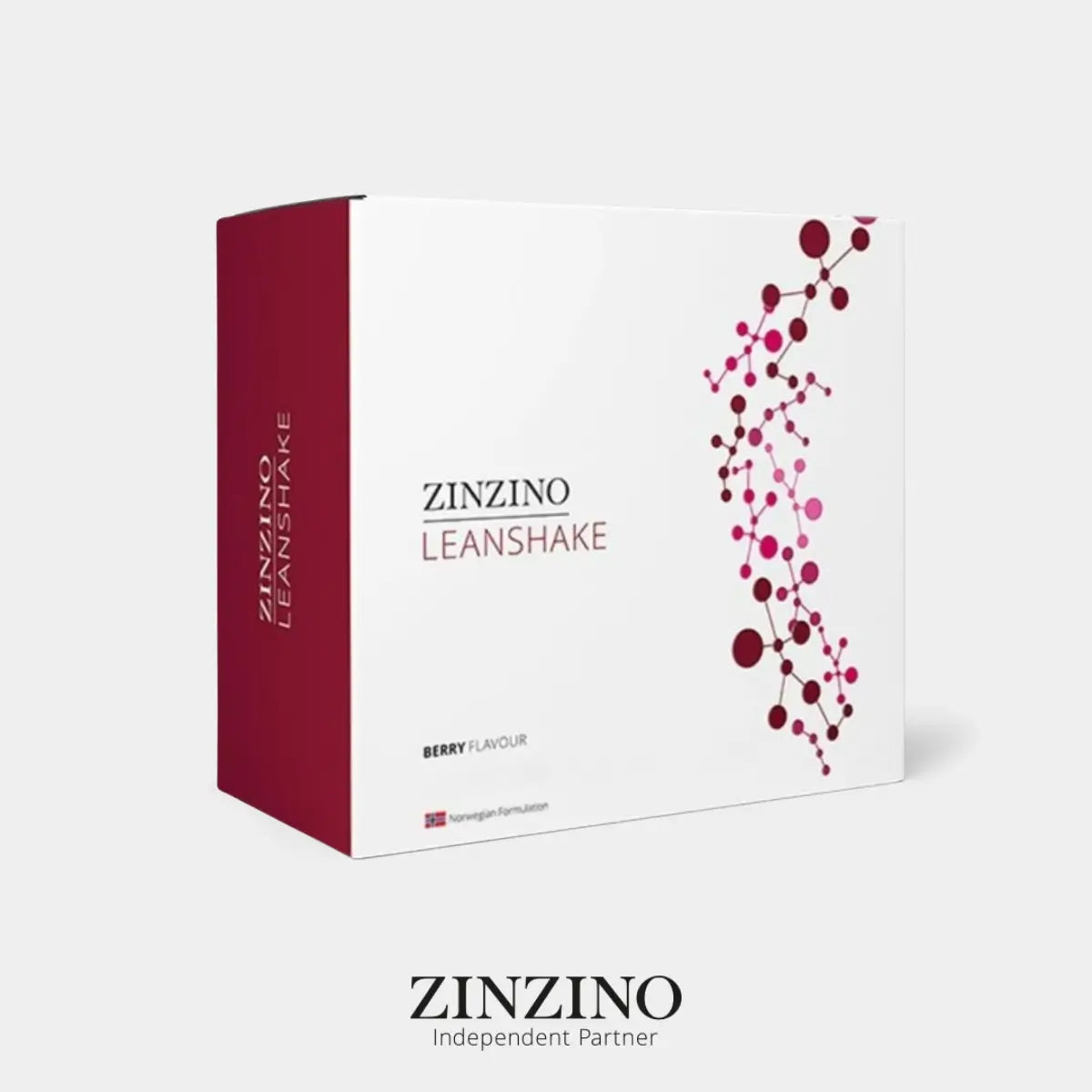 Zinzino, LeanShake kokteilis, uogų skonio 16x30g