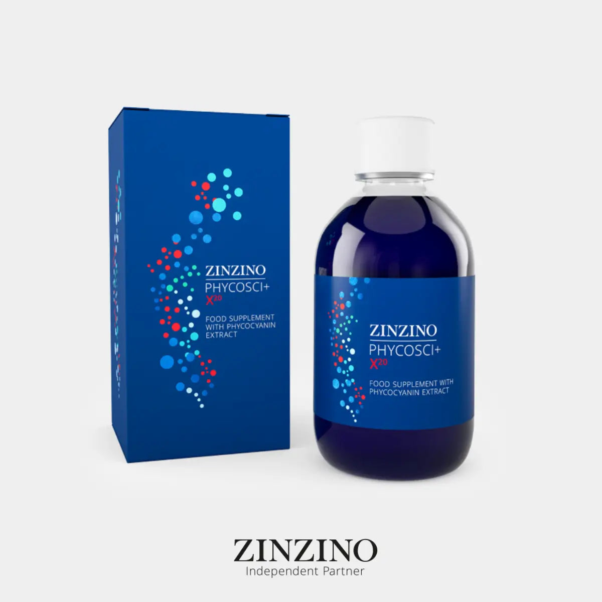 Zinzino, PhycoSci+ X20, Vandeninis spirulinos maisto papildas, 250 ml